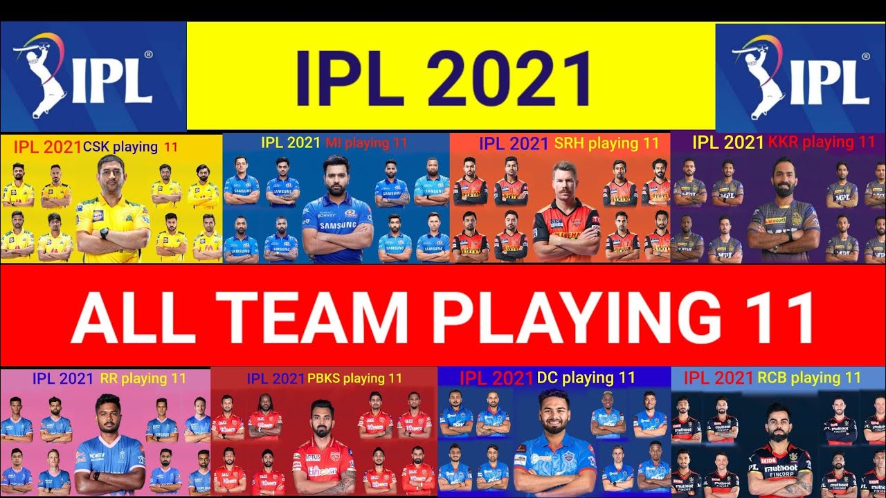 IPL 2021 - All Teams Playing 11 for UAE In September.