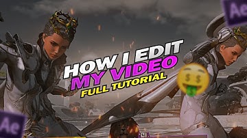 HOW I EDIT MY PUBG LOBBY VIDEO IN AFTER EFFECTS😱 | FULL TUTORIAL | BLACK EDITS | PUBG MOBILE EDIT😱
