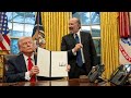 President Trump Signs Executive Orders in the Oval Office, Feb. 10, 2025