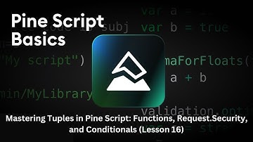 Mastering Tuples in Pine Script: Functions, Request.Security, and Conditionals (Lesson 16)