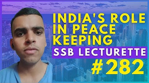 SSB Lecturette Topic| INDIA