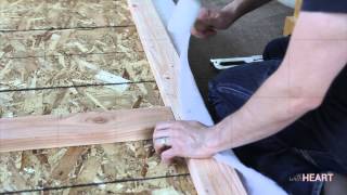 DIY Upholstered Headboard | withHEART Blog: http://withheart.com Hello everyone! Upholstered headboards add a high end look to any bedroom, but they can come with a