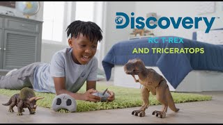 Discovery RC T-Rex and Triceratops