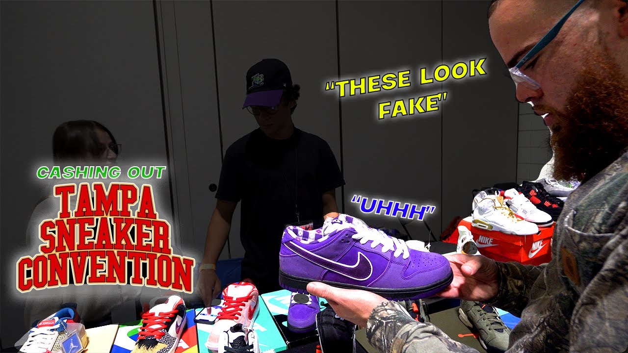 CASHING OUT TAMPA SNEAKER CONVENTION (AVOIDING SCAMMERS???) - YouTube