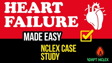 Heart Failure NCLEX Questions: Left vs Right Sided Case Study Made Easy