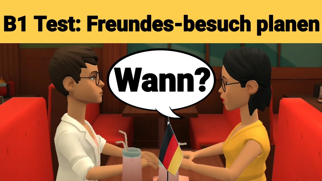 Устный экзамен Немецкий язык B1 | Планирование чего-либо вместе/Диалог | Устная часть 3: Друг