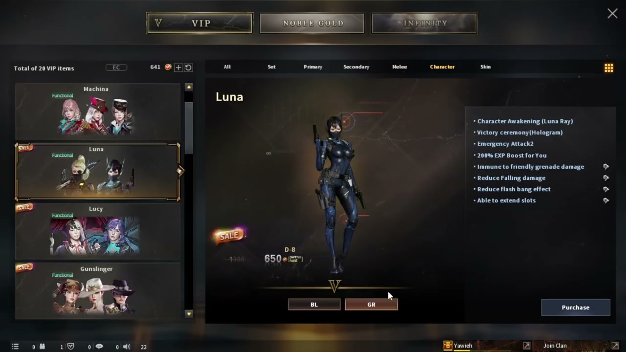 CROSSFIRE PH 3.0 | YEAR END SALE 650 NALNG LAHAT NG VIP GATLING BALISONG AND ANNIE FORSALE PM LANG