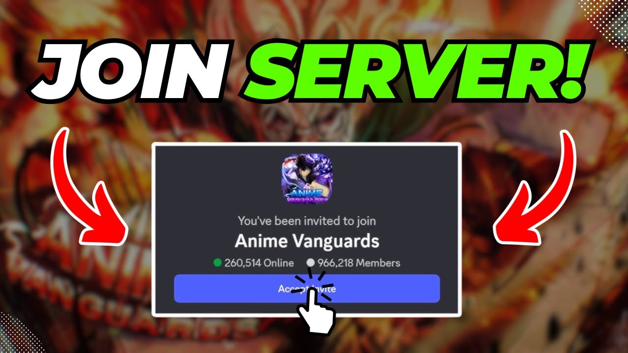 How To Join Roblox Anime Vanguards Discord Server (Quick & Easy) - YouTube