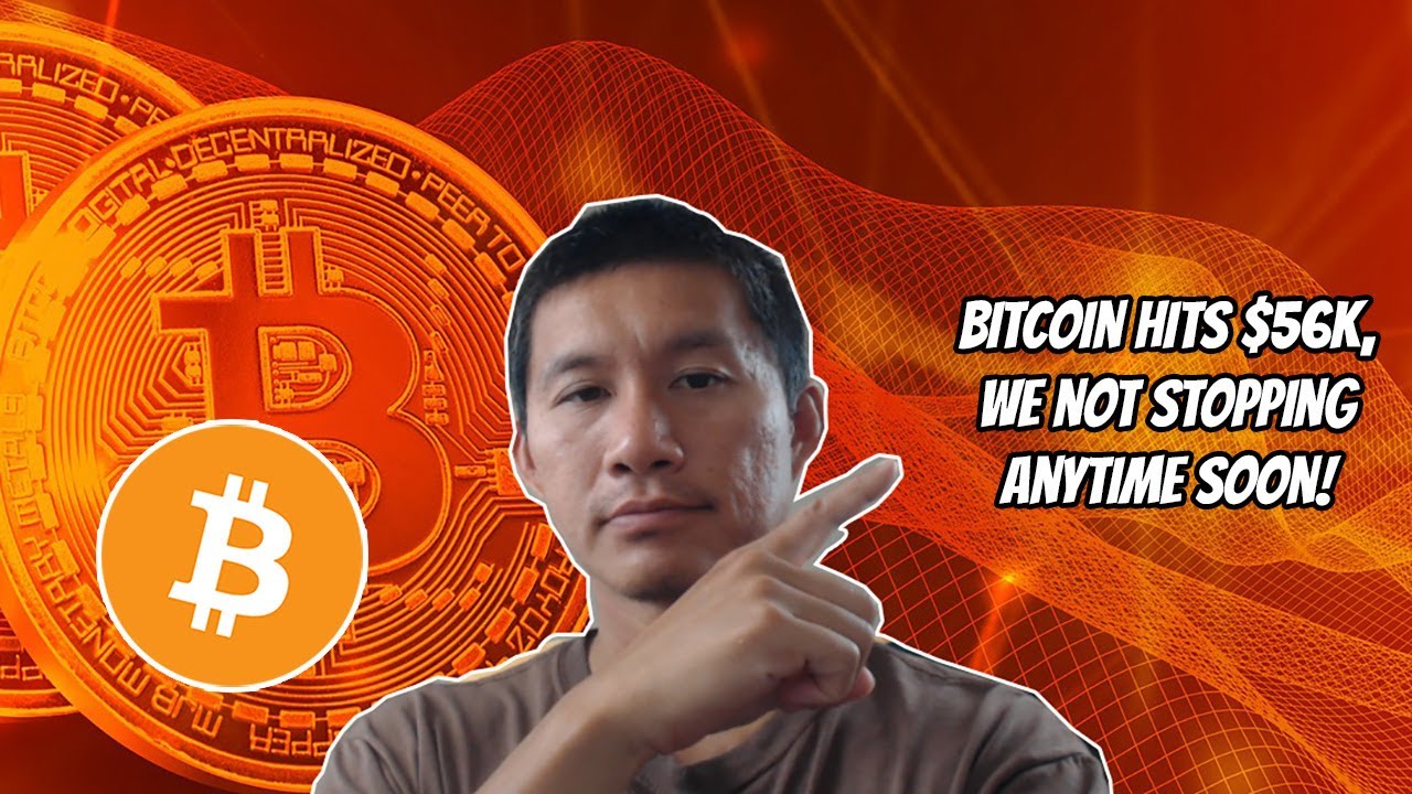 Bitcoin pumps to $56k!! $53k predictions totally dashed!! We are ...