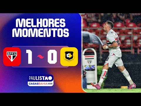 SÃO PAULO 1 X 0 SÃO BERNARDO MELHORES MOMENTOS 2ª RODADA PAULISTÃO CASAS BAHIA 2026 