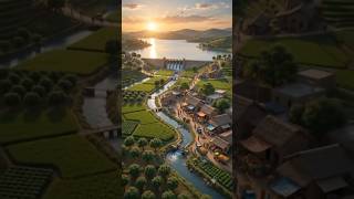 Mini Dam Saves Village From Floods | Epic Miniature Engineering Reservoir Project#MiniDam#DamConstru