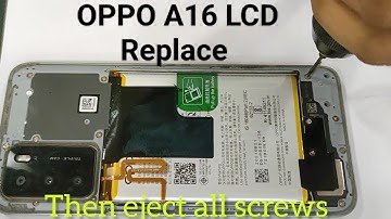 How to change OPPO A16 Display @iFixEverything OPPO A16 original LCD change, #A16#teardown