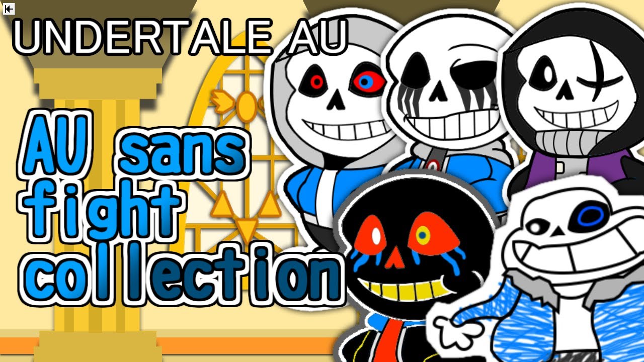 Undertale Au Au Sans Fight Collection 02 Auサンズ戦まとめ2 ペーパーマリオ風 Youtube