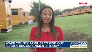 Wake County families to find out school bus assignments Friday