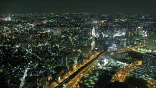 微速度撮影／横浜の回転夜景 （ﾗﾝﾄﾞﾏｰｸﾀﾜｰ） Time Lapse／Night View of Yokohama from Landmark Tower. (Rotation)