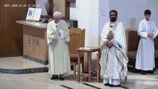 3/25/26 Wednesday Morning Mass 8:30