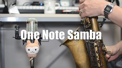 One Note Samba - from Easy Solo Example for Alto Sax by Yasuhiro Fujii