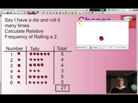 Experimental Probability and Relative Frequency calculations