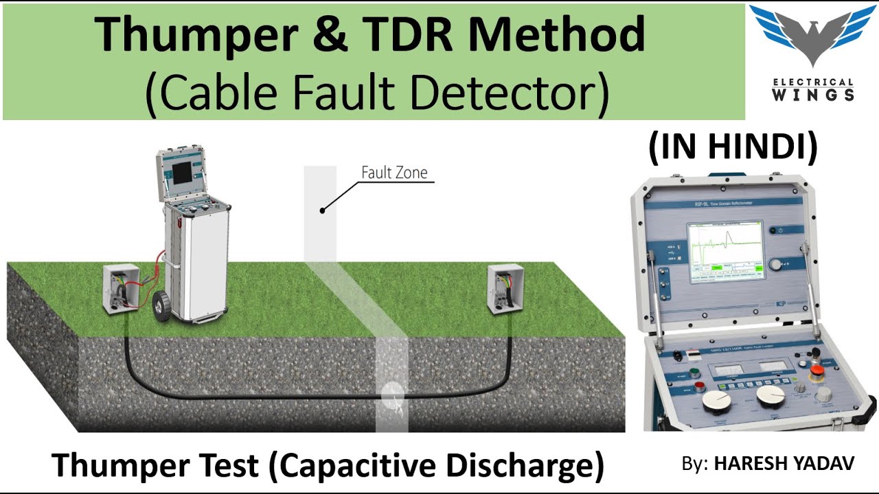  cable fault location detection methods thumper test time domain