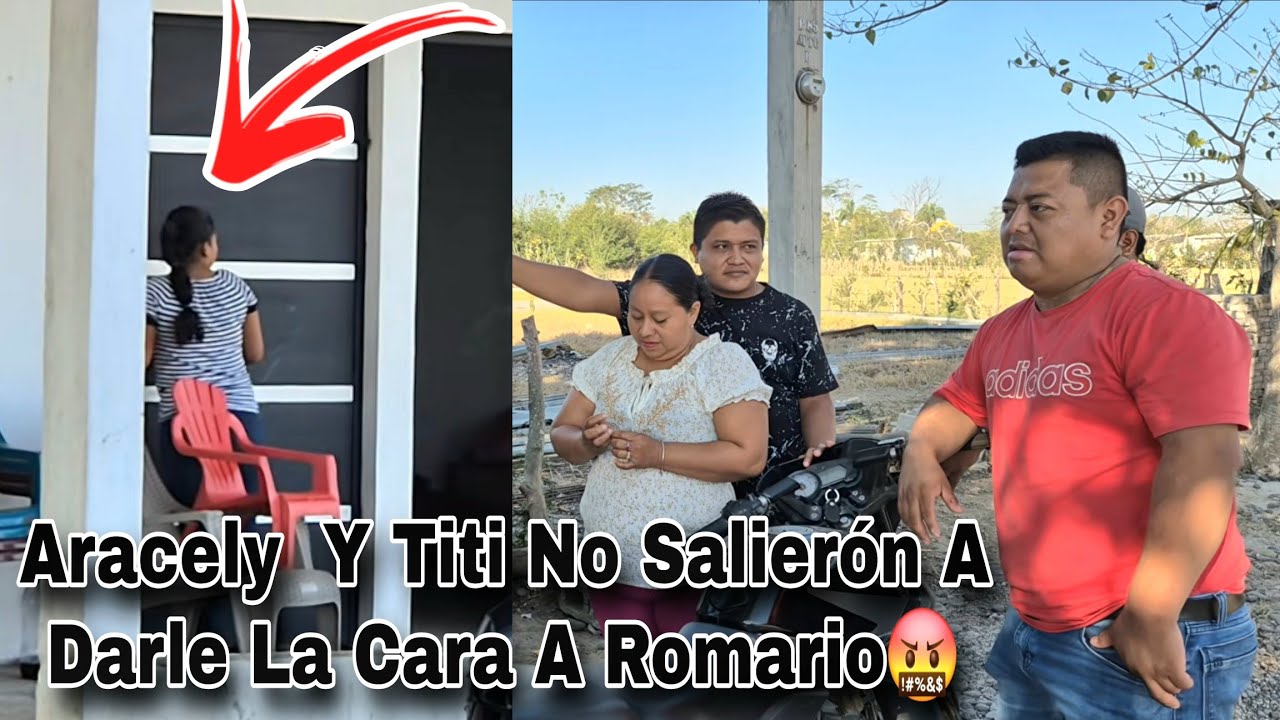 Romario Llego Hablar Seriamente Con Aracely Y Titi Sin Imaginar Que No Salierón A Dar La Cara🤬