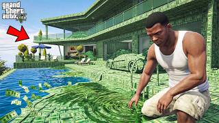 Franklin Touch Anything Turns Into Money ! (GTA 5 Mods) screenshot 5