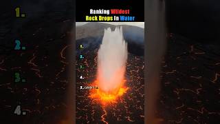 ranking wildest rock drops in water #usa