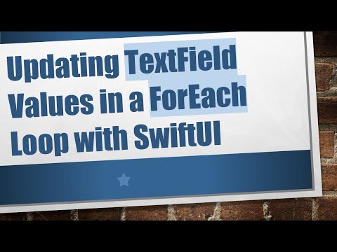 Updating TextField Values in a ForEach Loop with SwiftUI