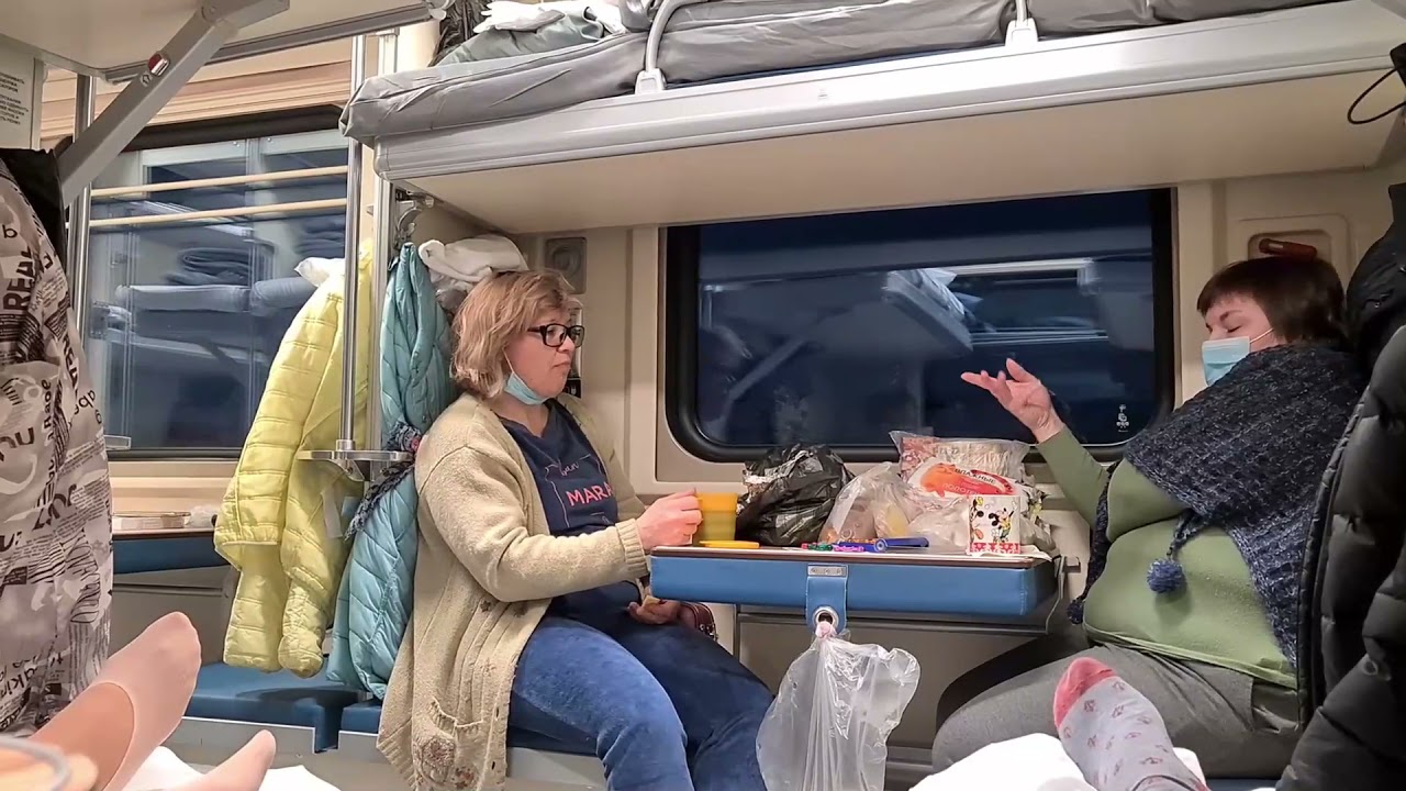Звуки 🛤️поезда, плацкарт. ASMR, успокаивающий перестук. Поезд Волгоград-Москва. Видео для сна.
