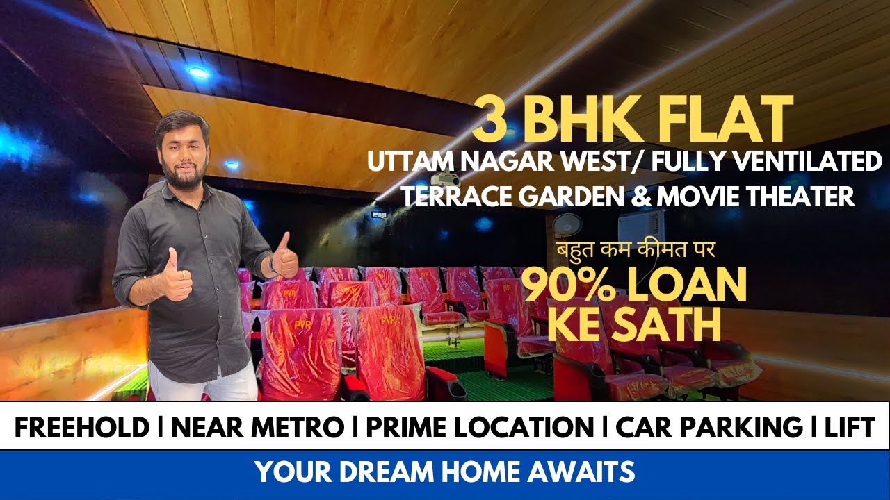 3-bhk-flat-with-terrace-garden-movie-theater-uttam-nagar-west