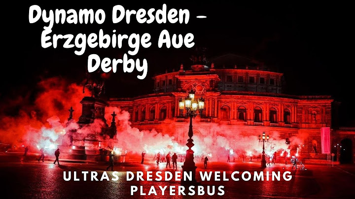 Erzgebirge Aue vs Dynamo Dresden! Ultras Dresden welcome playersbus after derby!! PYROSHOW!!