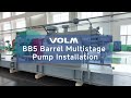 VOLM BB5 Horizontal Double-Casing Multistage Pump Installation