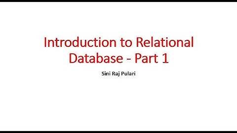 Relational Database Model - An Introduction for Beginners(only)
