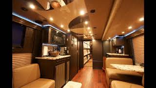 2011 Prevost X3 45 12 Sleeper Entertainer Bus, Has A Front Slide Out & A Shower