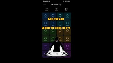 How to make beat on groovepad application - Easy Tutorial