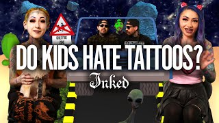 'What Happened to Your Face?' How Kids React To Tattoos | Tattoo Artists React