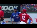 Rougned Odor Powerfull PUNCHES Jose Bautista in the FACE ( VIDEO )