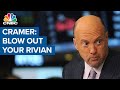 Jim Cramer 'astonished' by how much investors want these EV stocks: Blow out your Rivian