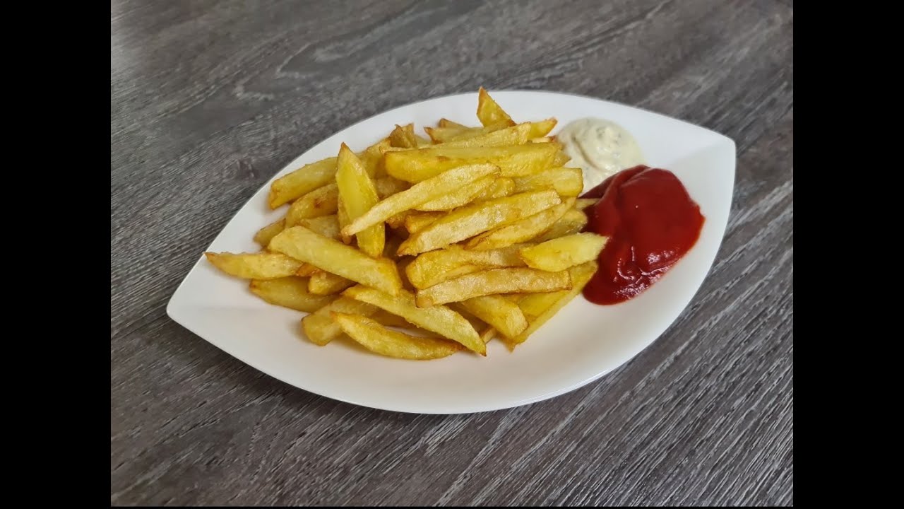 👀👀 das Geheimnis knuspriper Pommes 😋👌😋 ohne Fritteuse super lecker 🍟🍟🥔