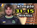 [POV PEEK] s1mple (31-15) | Mirage | Faceit Ranked | Apr 26, 2026