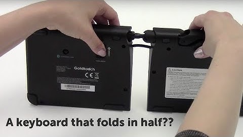 How to Fold the Goldtouch Go!2 Mobile Keyboard