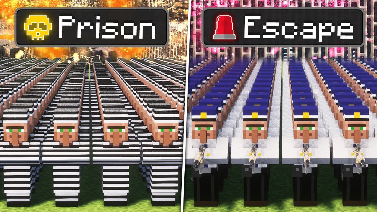 I Survived Hardest Villager Prison in Minecraft - YouTube