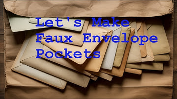 Easy Faux Envelope Pockets You Can Make Today!