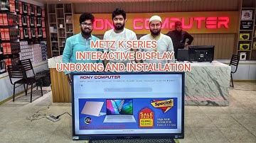 METZ K Series Interactive Display  unboxing and installation full video