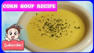 Creamy Japanese Corn Soup How To Make Corn Soup Japanese Style Recipe