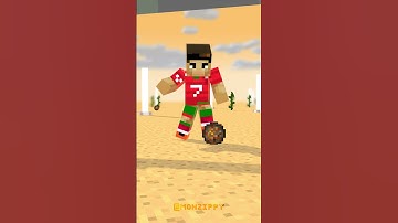 Steve vs CR7… Who Kicks Harder? ☠️ #shorts