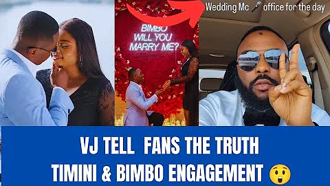 🔥 VJ Adams finally tells fans the truth about Bimbo Ademoye and Timini Egbuson engagement 😲#viral 