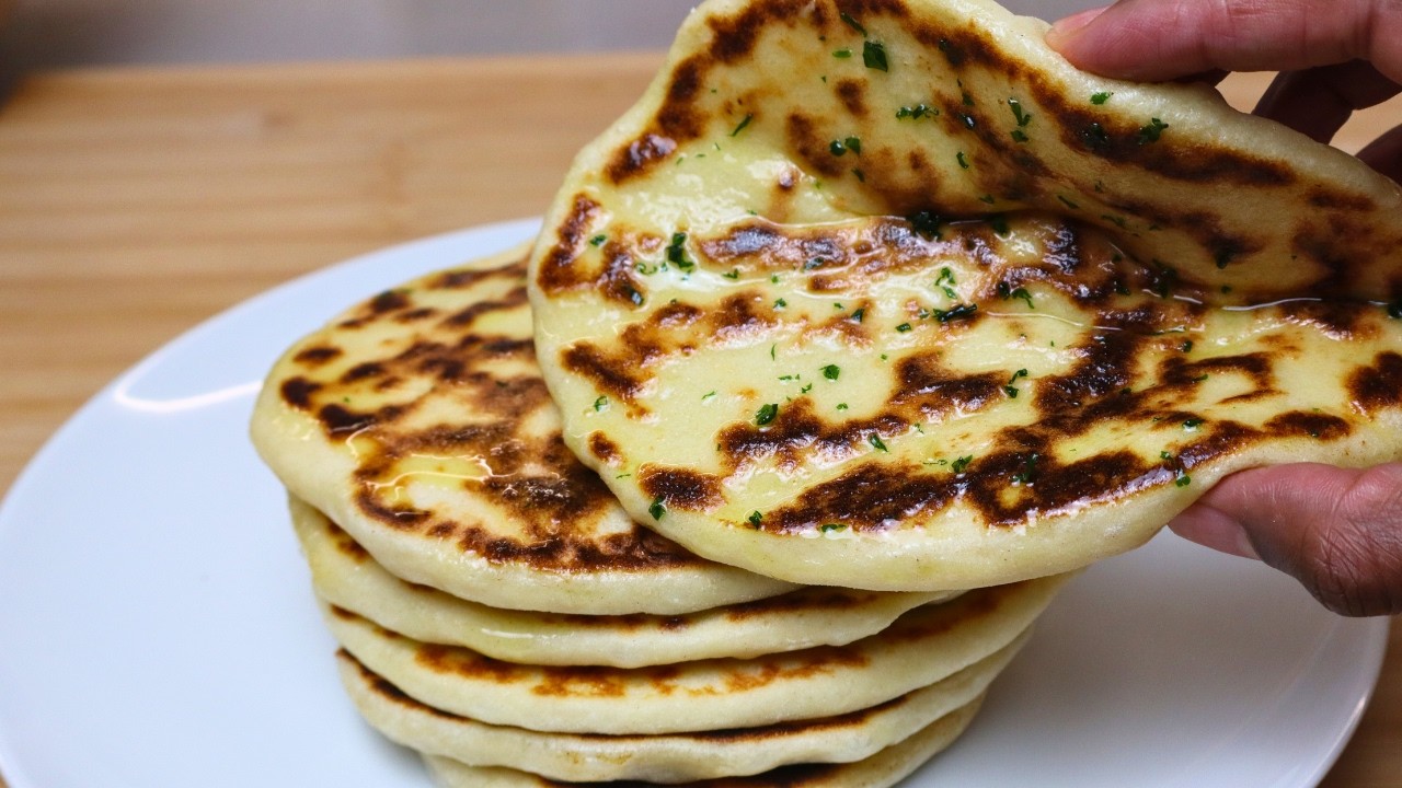 Хватит покупать лепёшки! Быстрый рецепт из 2 ингредиентов (без дрожжей)