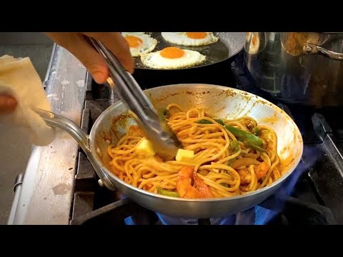 革命！【ナポリタン2.0】激務の中生まれた料理人の賄いパスタ