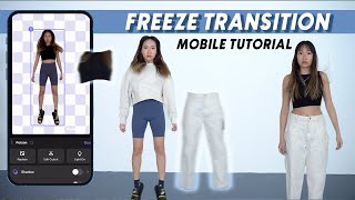 Freeze Frame Fashion Transition Reels / TikTok Mobile Video Editing Tutorial