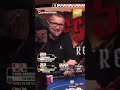 NUT FLUSH vs STRAIGHT FLUSH! #pokernews #kingsresort